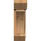 Ekena Millwork Thorton Slat Rough Sawn Bracket w/ Offset Brace, Western Red Cedar, 6"W x 16"D x 20"H BKT0604X16X20THR06RWR - alternate 3